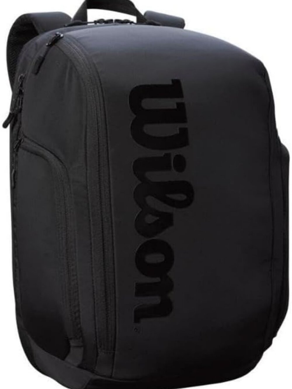 Stylish Black Tennis Bag with Ample Storage for Rackets & Gear - Perfect for